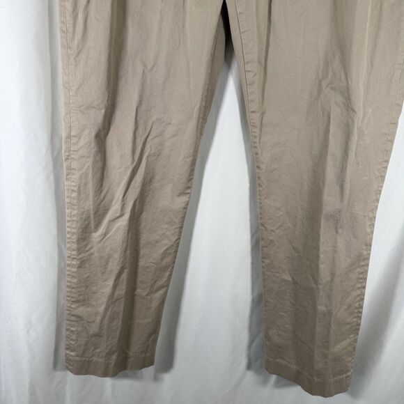 J. Crew Flex Bedford Chino Pants Men's 34x32 Flat Front Mid Rise Cotton Blend - Picture 3 of 10